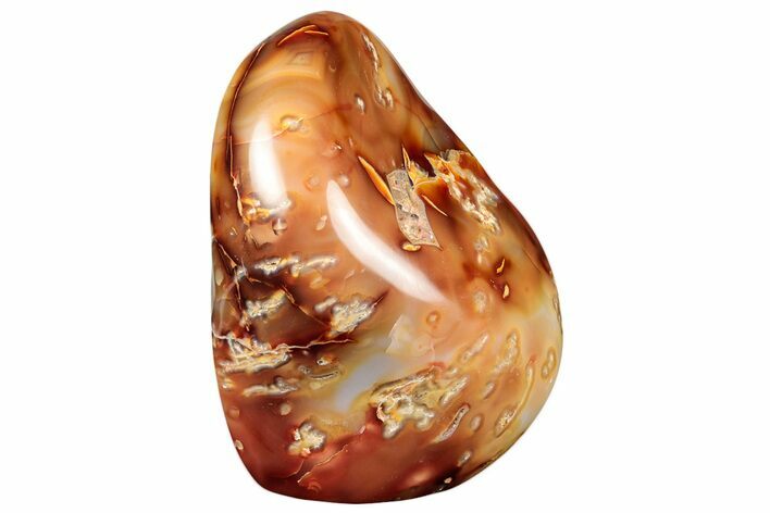 Free-Standing, Polished Carnelian Agate - Madagascar #323076